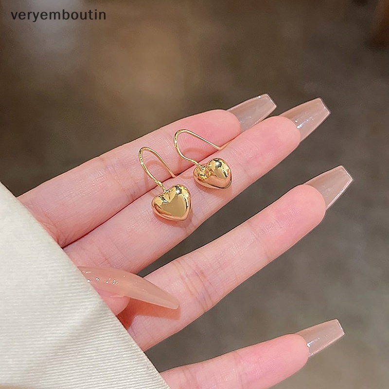 Bông Tai Hình Trái Tim Thời Trang Thanh Lịch Dành Cho Nữ