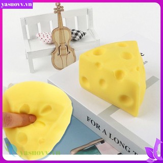 🧀Giao hàng ngay🧀Đồ Chơi Squishy Bằng Silicon Hình Miếng Phô Mai Dễ Thương