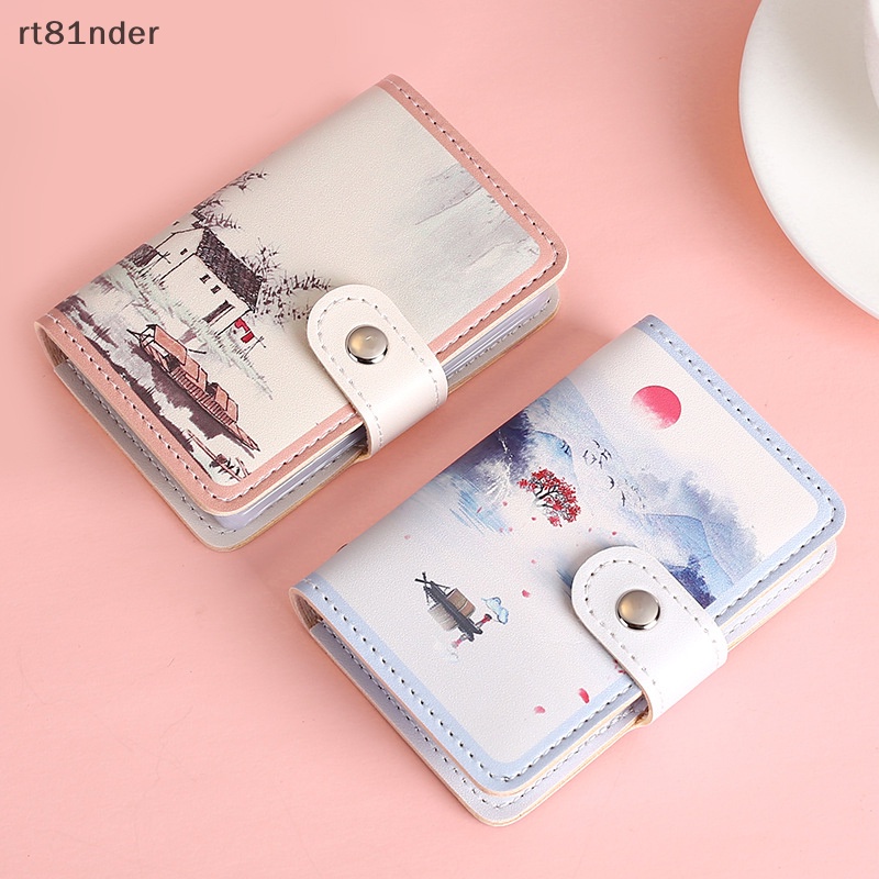 Rt Ví Đựng Thẻ ID Tiền Xu Thẻ Tín Dụng Xe Buýt Phong Cách Retro Chống Trộm Phong Cách Doanh Nhân