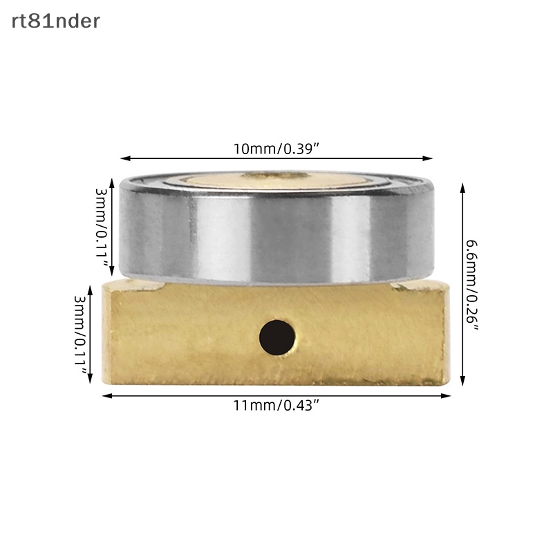Rt Bánh Xe Xoay Bằng Đồng Thau Màu Vàng Thay Thế Cho Bút Xăm
