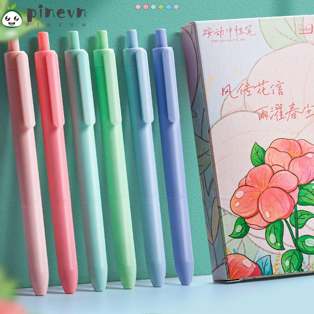 PINEVN Set 6 Bút Mực Nhiều Màu Sắc