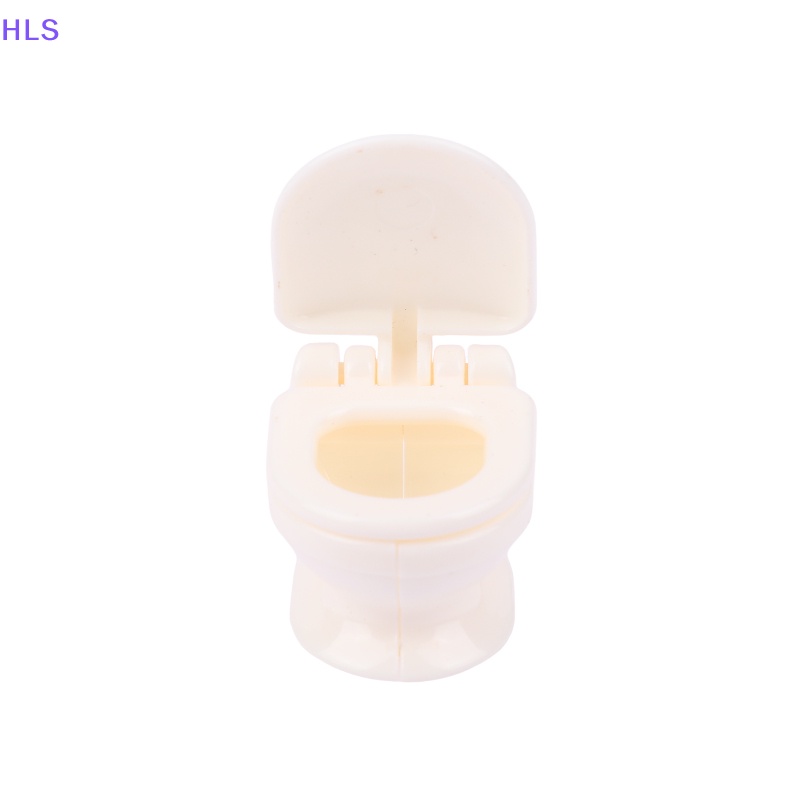 Mô Hình Toilet Màu Trắng Phong Cách Vintage Trang Trí Nhà Búp Bê Tỉ Lệ 1: 12