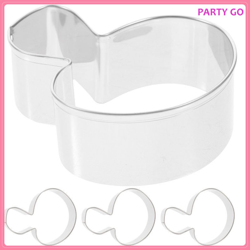 Bộ 4 Khuôn Cắt Bánh Quy Hình Nấm Áo Sweater Xinh Xắn