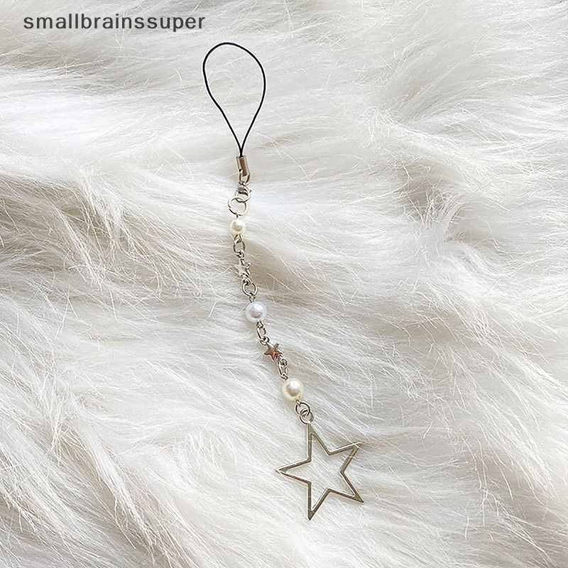 Dây Treo Điện Thoại / Chìa Khóa / Trang Sức Hình Ngôi Sao Ngọc Trai Thời Trang Y2K SBS