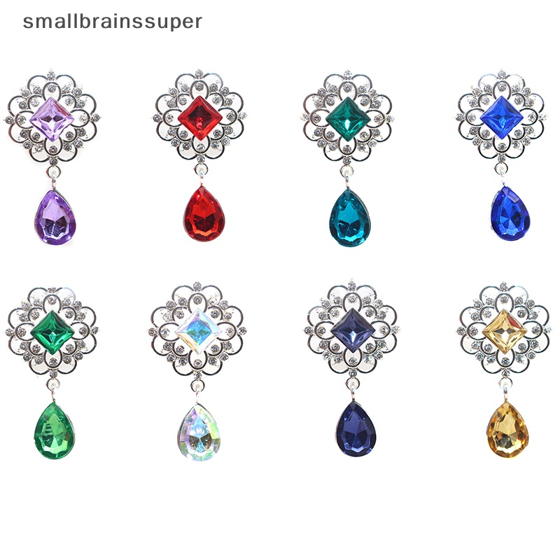 Mặt Dây Chuyền Hình Giọt Nước Bằng Hợp Kim Acrylic Khâu Tay Trang Trí Hộp Quà Đám Cưới SBS