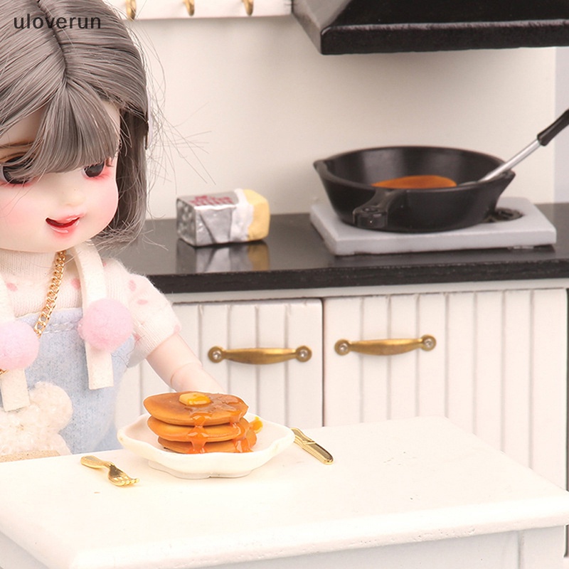 1 Set Mô Hình Chảo Sắt 1: 12 Dùng Trang Trí Nhà Búp Bê