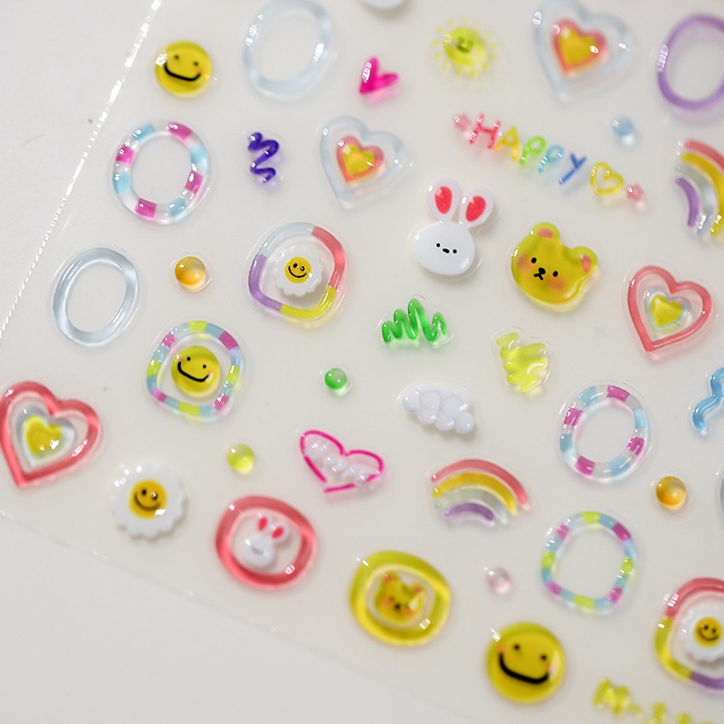 Sticker Dán Móng Tay Thủ Công 5d m119