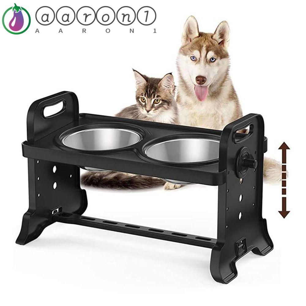 AARON1 Tô Đựng Thức Ăn / Nước Uống Cho Thú Cưng Có Thể Điều Chỉnh Chiều Cao