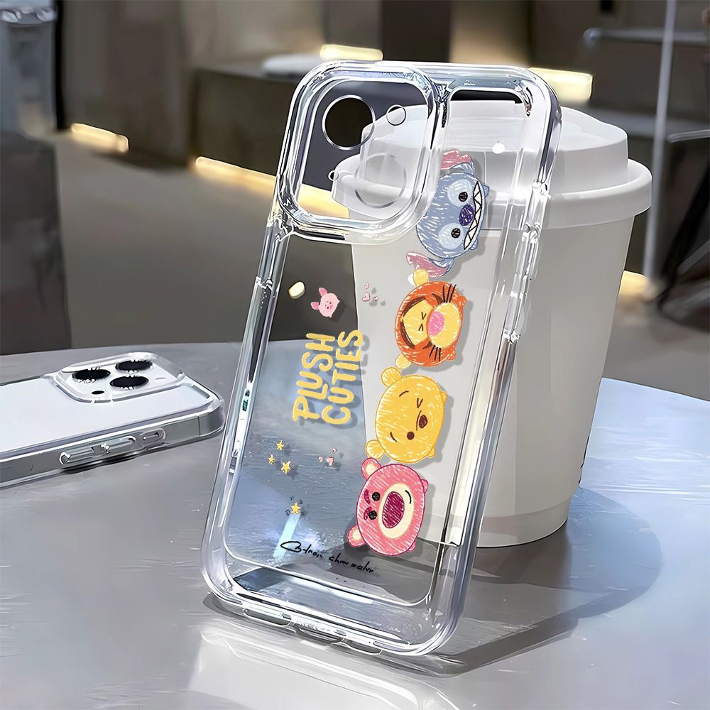 Phù Hợp Ốp Điện Thoại Mềm In Hình Gấu Pooh Cho Iphone 13 8p7 11I 14Promax Q Version 12 IU5B