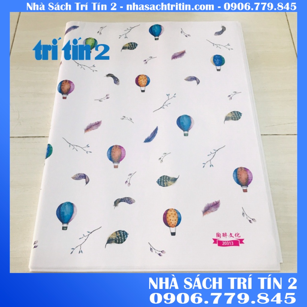 Giấy gói quà trơn cute, giấy báo gói quà sinh nhật 50x70cm