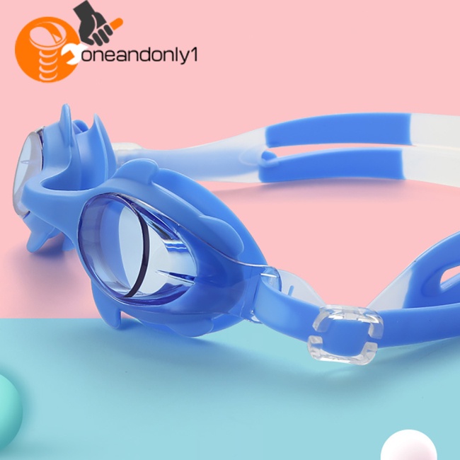 1 Cặp Kính Bơi Silicone Chống Sương Mù Độ Nét Cao Nhiều Màu Tùy Chọn Cho Bé