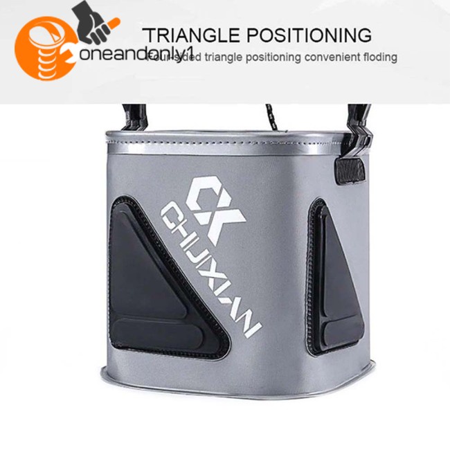 Xô Đựng Cá Mini Thiết Kế Gấp Gọn Có Tay Cầm Tiện Dụng