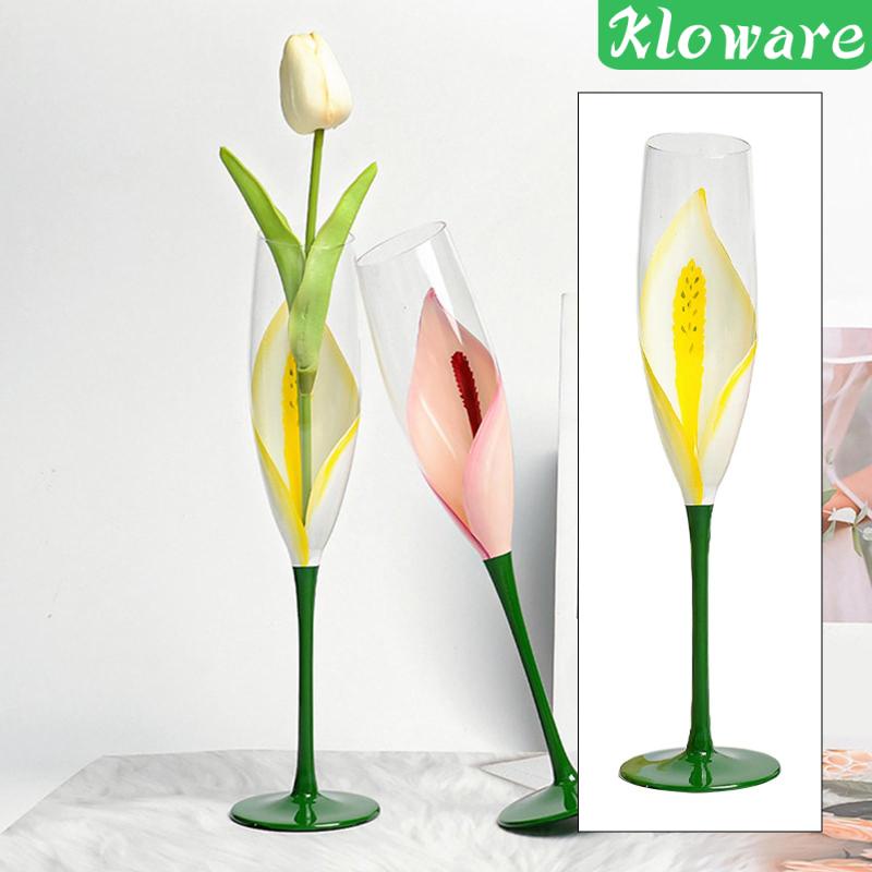 Ly Thủy Tinh Uống Rượu Champagne Thiết Kế Sáng Tạo