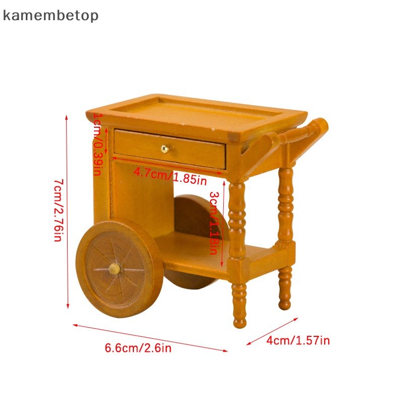 Mô Hình Xe Đẩy Em Bé Trang Trí Nhà Búp Bê Tỉ Lệ 1 / 12