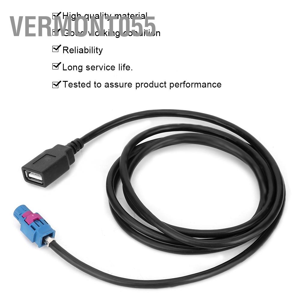 Vermont055 Màn hình điều khiển máy chủ Cáp USB phù hợp với Peugeot 308 308s 408 Citroen RCC