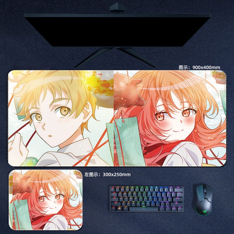 Miếng Lót Chuột Máy Tính Hình Cô Gái Anime Mie Ai Komura Kaede