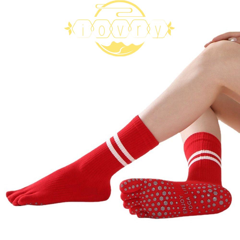 IVORY Vớ Cotton Năm Ngón Chống Trượt Thoáng Khí Thời Trang Cho Nữ