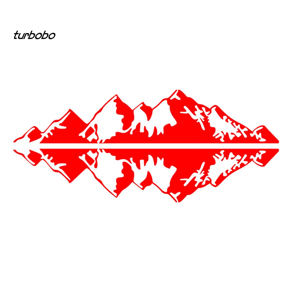 Đề Can PVC Dán Trang Trí Thân / Cửa Xe Hơi / Xe Tải Hình Núi turbobo