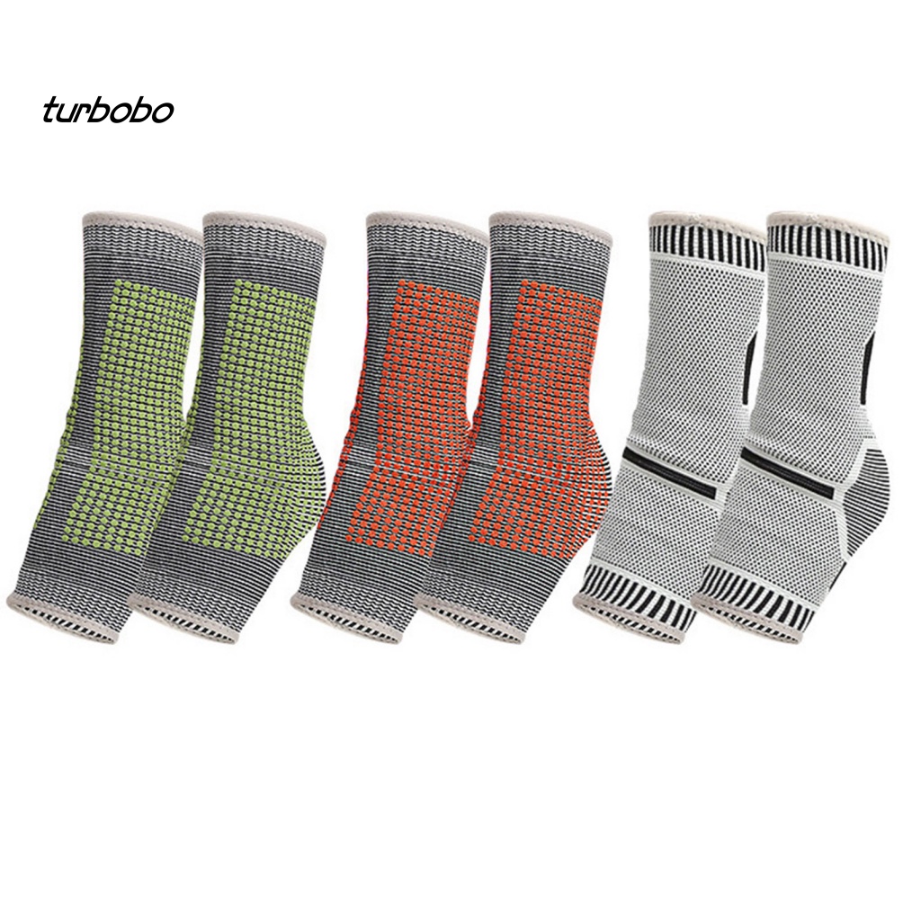 1 Cặp Băng Quấn Mắt Cá Chân Dệt Kim 3D Độ Co Giãn Cao Thoáng Khí Chống Trượt Hỗ Trợ Tự Sưởi Ấm