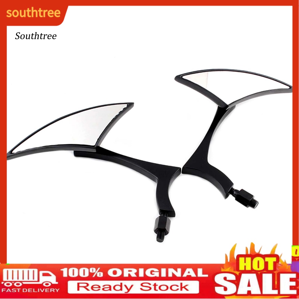 Bộ 2 Gương Chiếu Hậu Bằng Hợp Kim Nhôm Thay Thế Chuyên Dụng Cho Xe Mô Tô