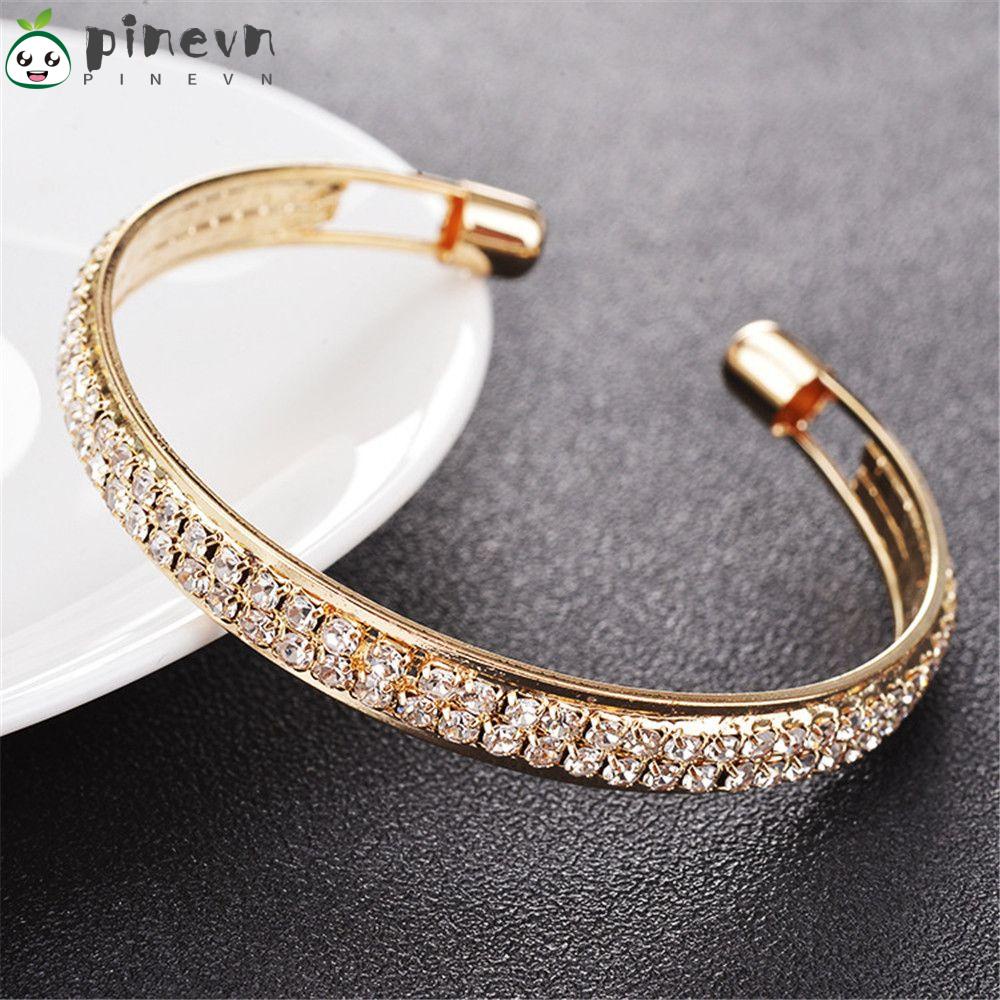 PINEVN Vòng Tay Hợp Kim Hở Sang Trọng