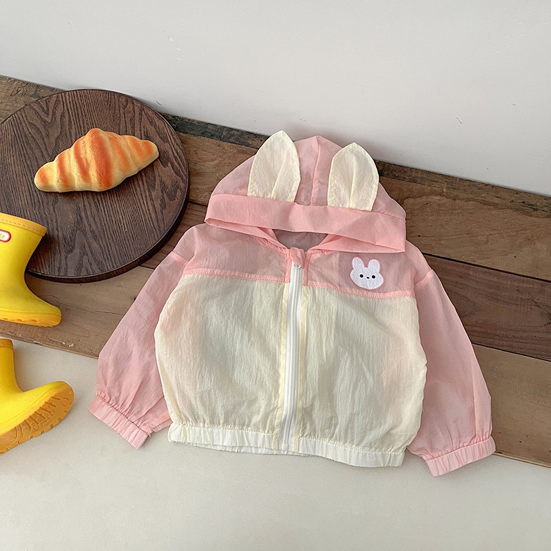 Áo Khoác Cardigan Mỏng Chống Nắng Họa Tiết Hoạt Hình Thời Trang Mùa Hè Cho Bé FW7E