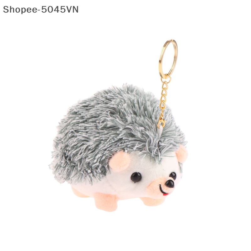 Móc Khóa Hình Nhím Nhồi Bông 12CM Nhiều Màu Sắc Mềm Mại Trang Trí Ba Lô / Túi Xách / Ô Tô Quà Tặng Cho Bé