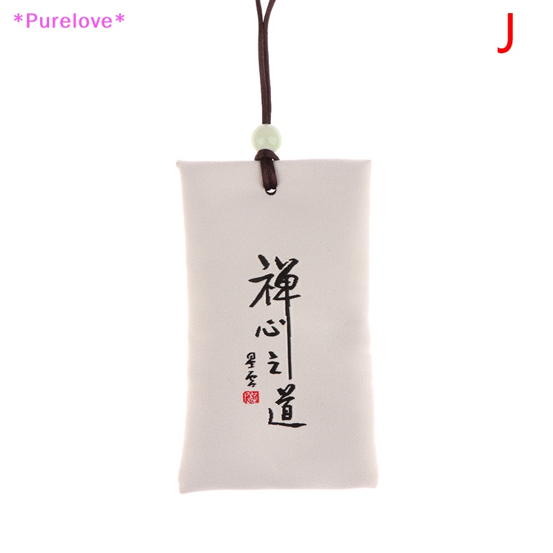 Túi Cầu Nguyện May Mắn Thêu Họa Tiết Xinh Xắn Trang Trí Xe Hơi Mới