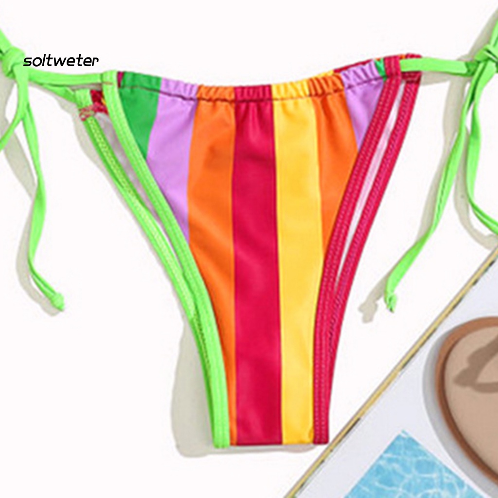 Bộ Đồ Bơi Bikini Bằng Polyester Siêu Mềm Chống Phai Màu Quyến Rũ Cho Nữ