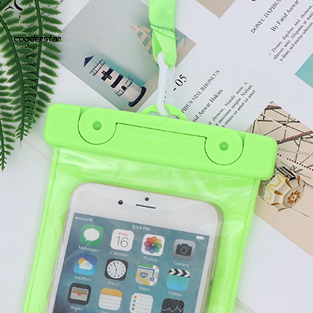 Túi Đựng Điện Thoại Trong Suốt Chống Nước Chống Rò Rỉ Kèm Dây Đeo Tiện Dụng