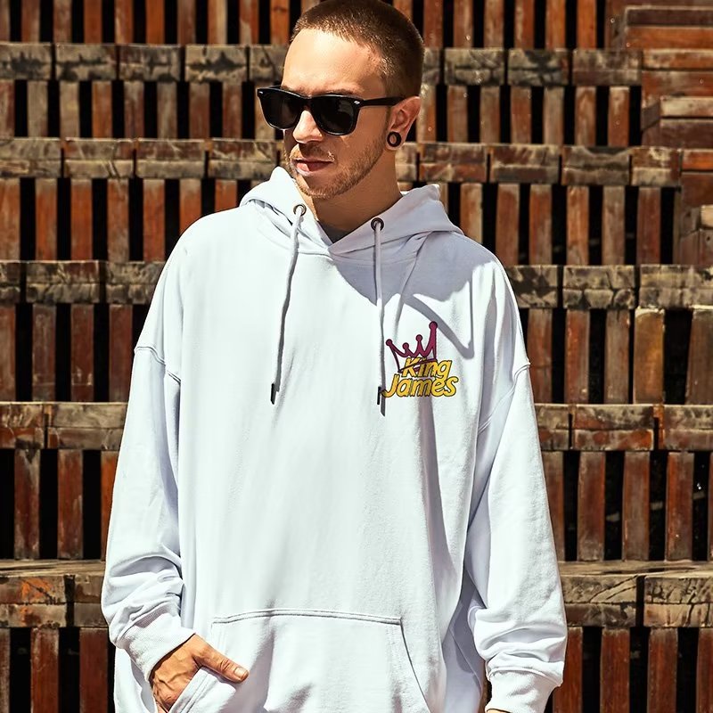Áo khoác hoodie M-8XLÁo Hoodie Tay Dài Dáng Rộng In Hình Ngôi Sao Bóng Rổ Mỹ Thời Trang Cho Nam Và Nữ