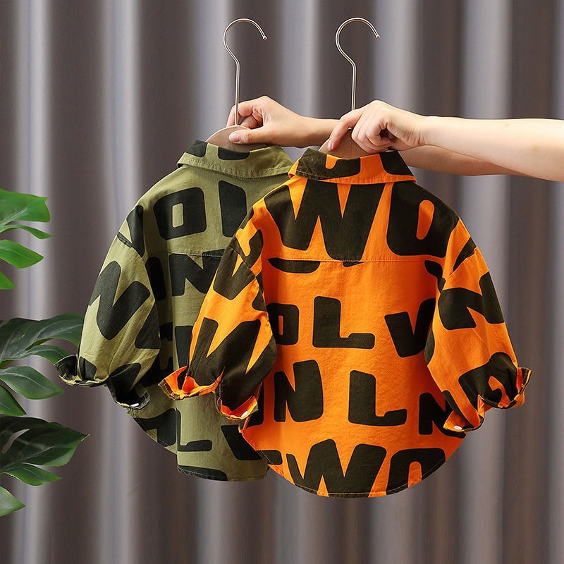 Áo Sơ Mi Tay Dài Phong Cách Thời Trang Cardigan 90-150CM Dành Cho Bé Trai