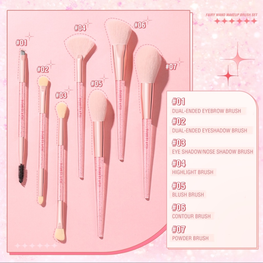 Cọ trang điêm PINKFLASH Fairy Wand mềm mại, đâ năng 25g PF-T04