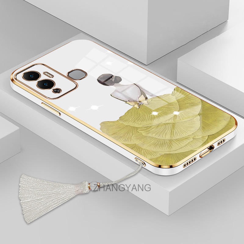 Ốp Điện Thoại TPU Silicon Mềm Chống Rơi Mạ Viền Cho infinix hot 12 play hot 12i hot 12