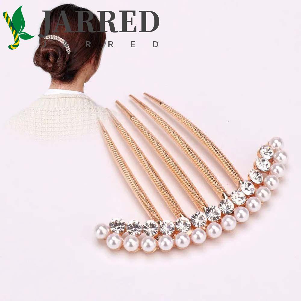 JARRED Trâm Cài Tóc Đính Đá Thời Trang Cho Cô Dâu