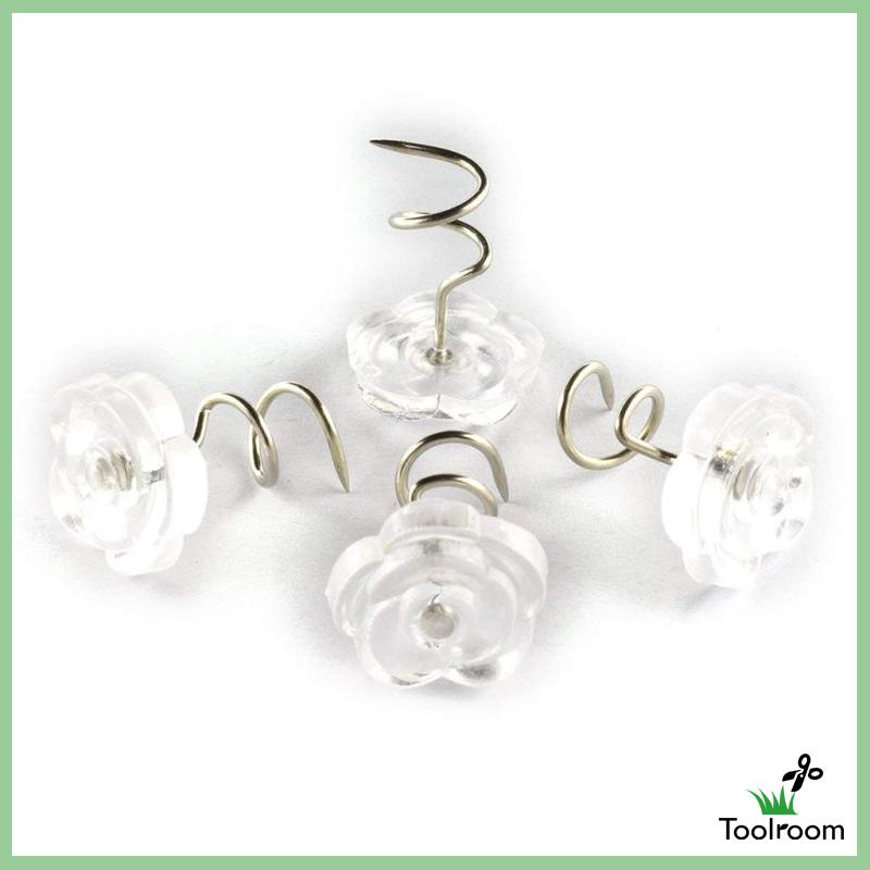 Set 20 Ốc Vít Đầu Xoắn Tròn Trong Suốt