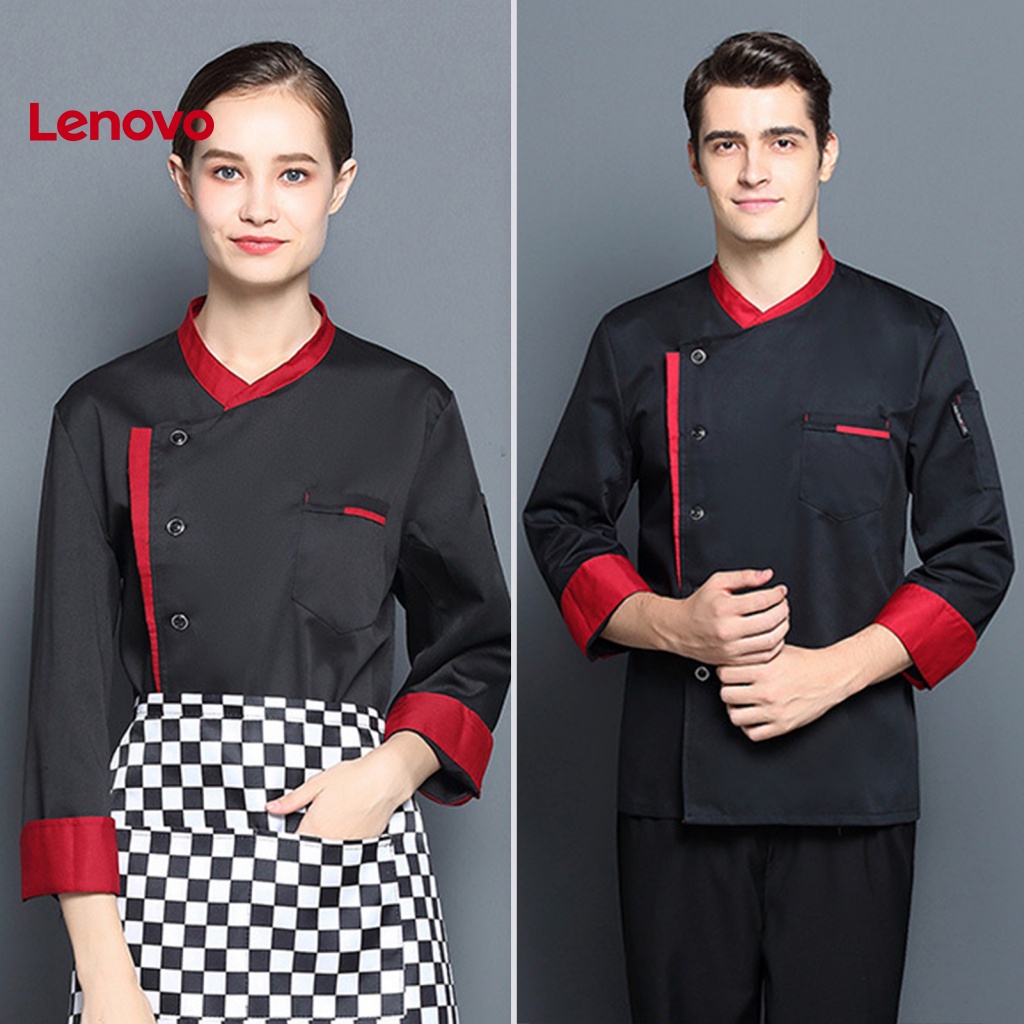 Áo Đầu Bếp Hoa Hướng Dương Tay Dài Cổ Đứng Phù Hợp Với Nhiều Màu Sắc Chống Bẩn Dễ Giặt Bánh Ngọt Cho Nam