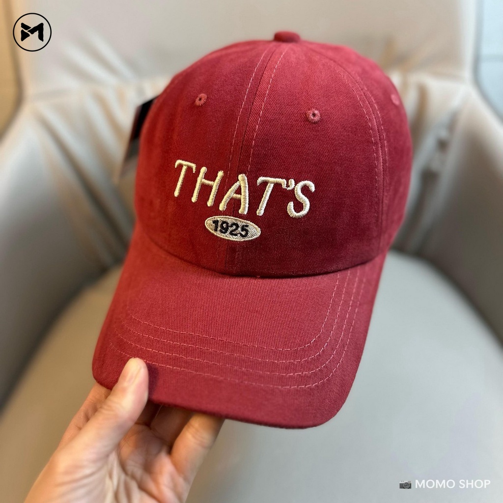 Mũ Lưỡi Trai Thêu Chữ Tiếng Anh Phong Cách Retro Mỹ 1925 X 2023