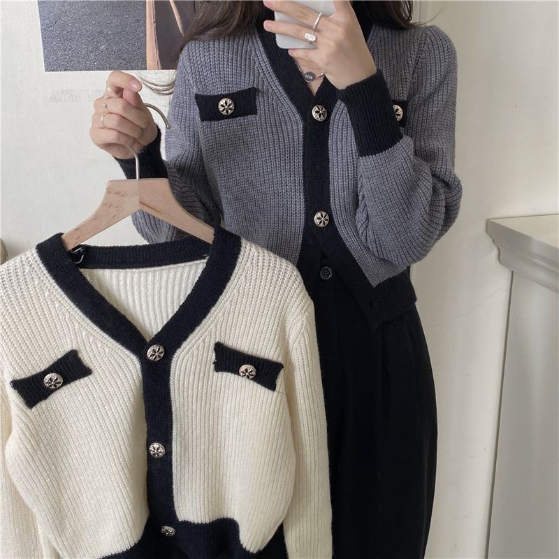Áo Khoác Cardigan Dệt Kim Dáng Rộng Thiết Kế Mới Thời Trang Theo Phong Cách Nhật Hàn Cho Nữ