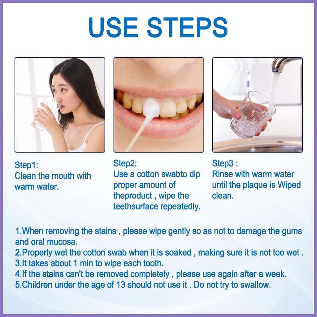 Tinh Chất Làm Trắng Răng Loại Bỏ Vết Bẩn Trên Răng Ngăn Ngừa Caries Tươi Mới nota2vn