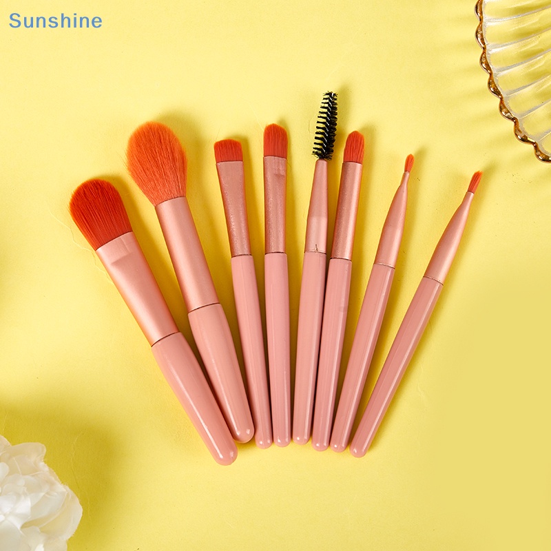 Set 8 Cọ Trang Điểm Đa Năng Kèm Túi Đựng Tiện Lợi