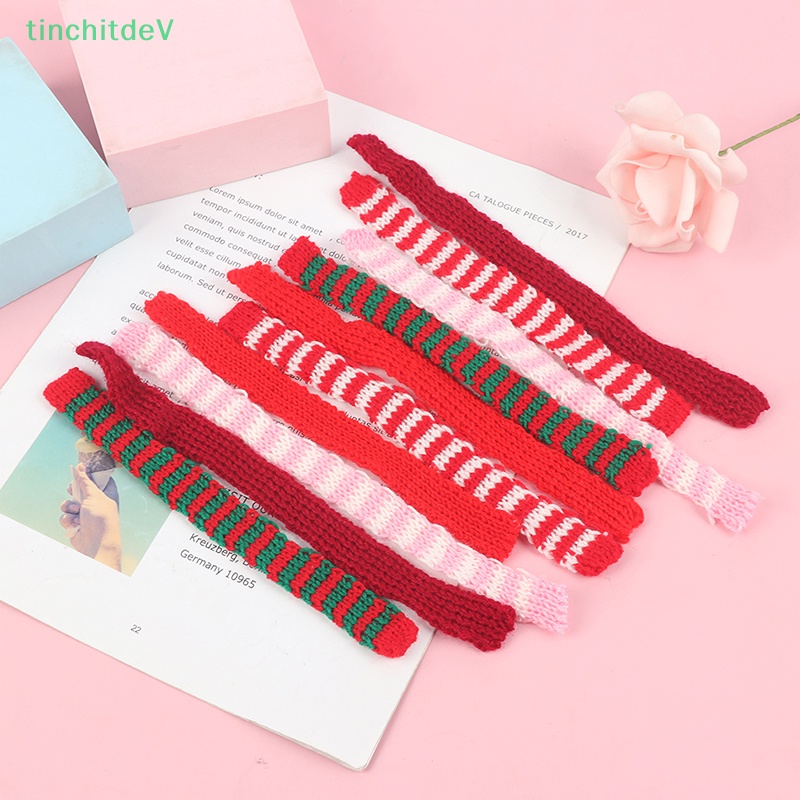 Set 2 Khăn Quàng Cổ Giáng Sinh Tỉ Lệ 1: 12 Trang Trí Nhà Búp Bê