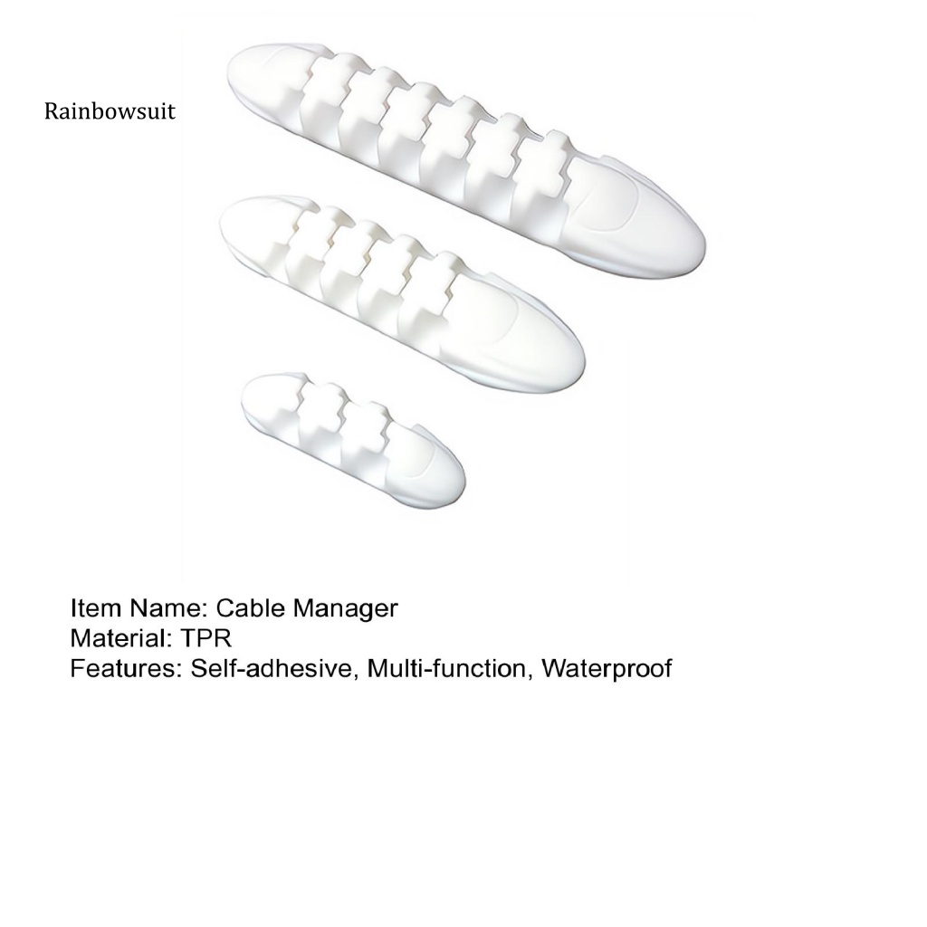 Set 3 Kẹp Giữ Dây Cáp Chống Nước Đa Năng Dùng Tại Nhà