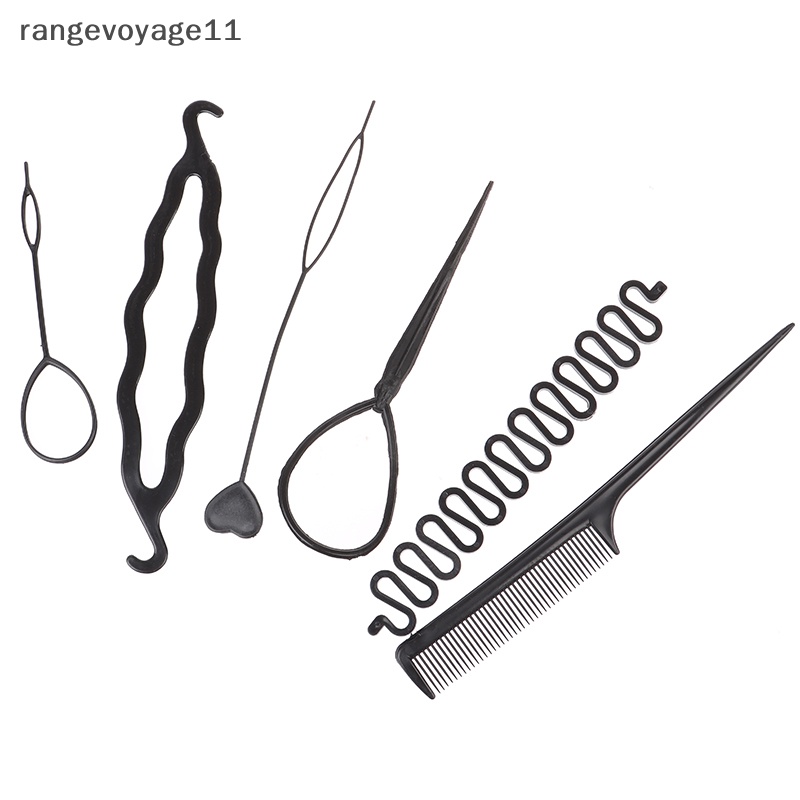 Bộ 6 Dụng Cụ Tạo Kiểu Tóc Xoăn Xoắn Ốc Cho Trẻ Em