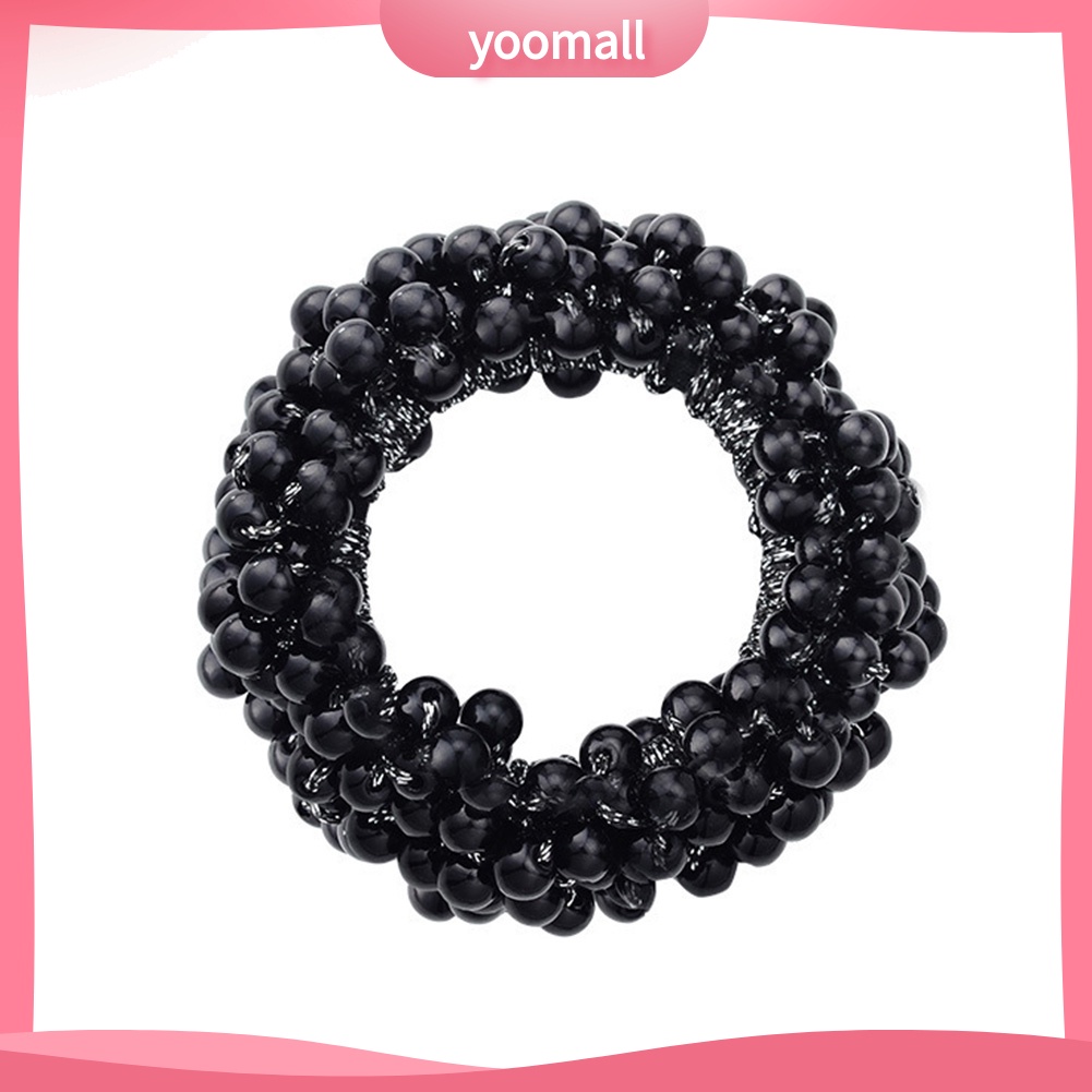 Dây Cột Tóc Co Giãn Đính Ngọc Trai Giả Thời Trang Cho Nữ