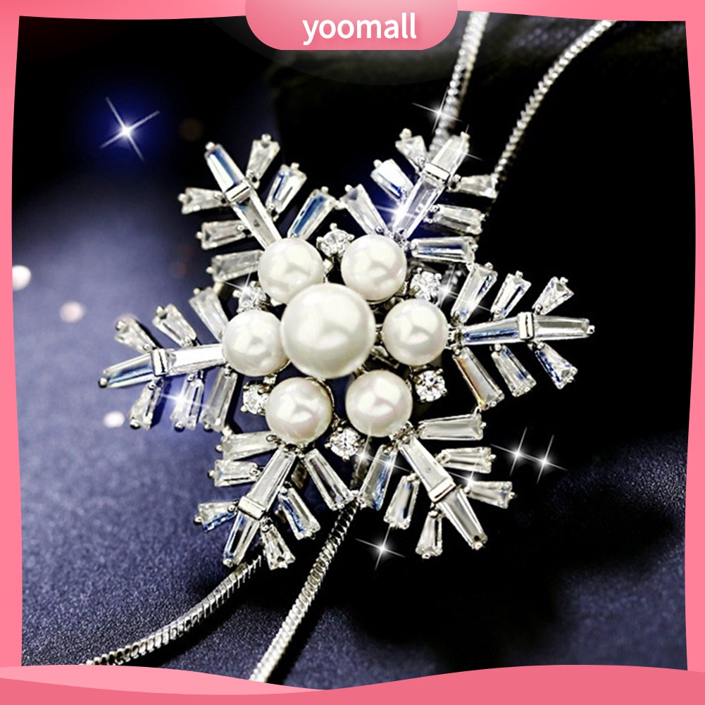 Vòng cổ Mặt Đính Ngọc Trai Nhân Tạo Thanh Lịch Cho Nữ