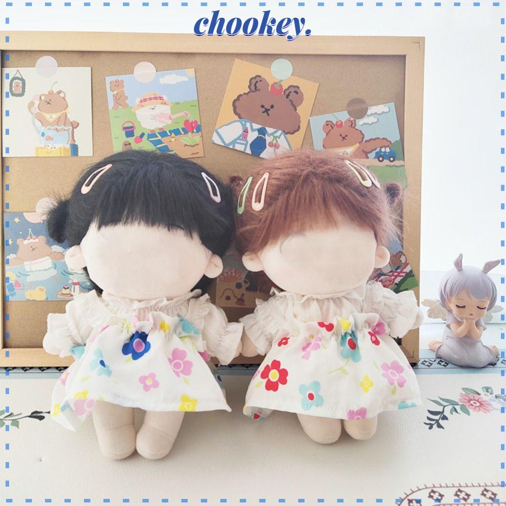 CHOOKEY Quần Áo Búp Bê Chất Liệu Cotton Dễ Thương Xinh Xắn