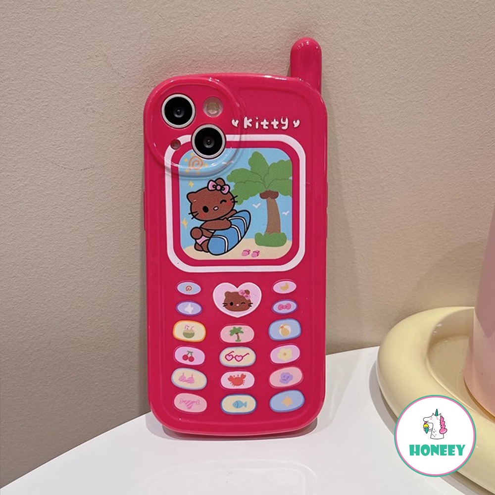 Ốp Điện Thoại Họa Tiết Hello Kitty Cho iPhone 14 13 11 12 Pro Max Xr Xs 7Plus 8Plus