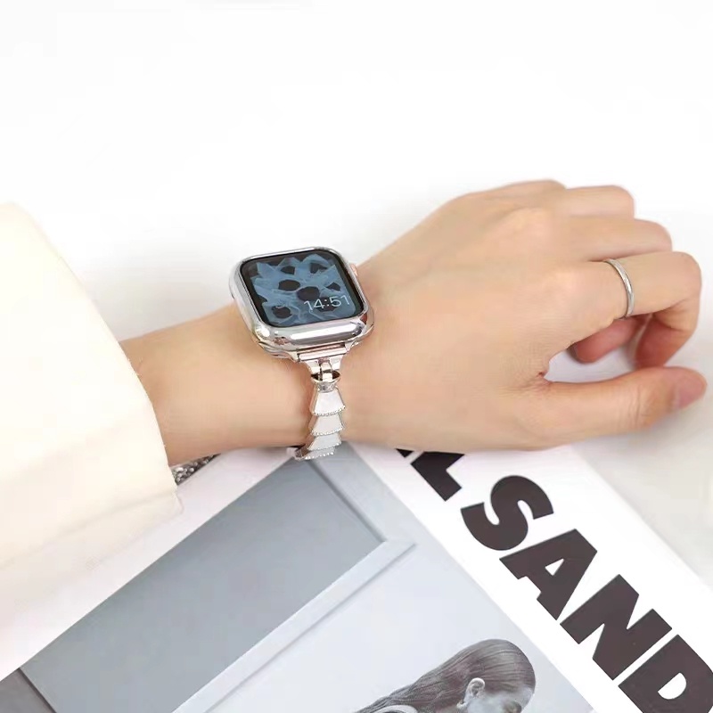 Dây Đeo Inox Cho Đồng Hồ Thông Minh Apple watch 6 5 4 3 SE 7 8 Ultra 44mm 42mm 40mm 49mm 45mm 41mm 38mm
