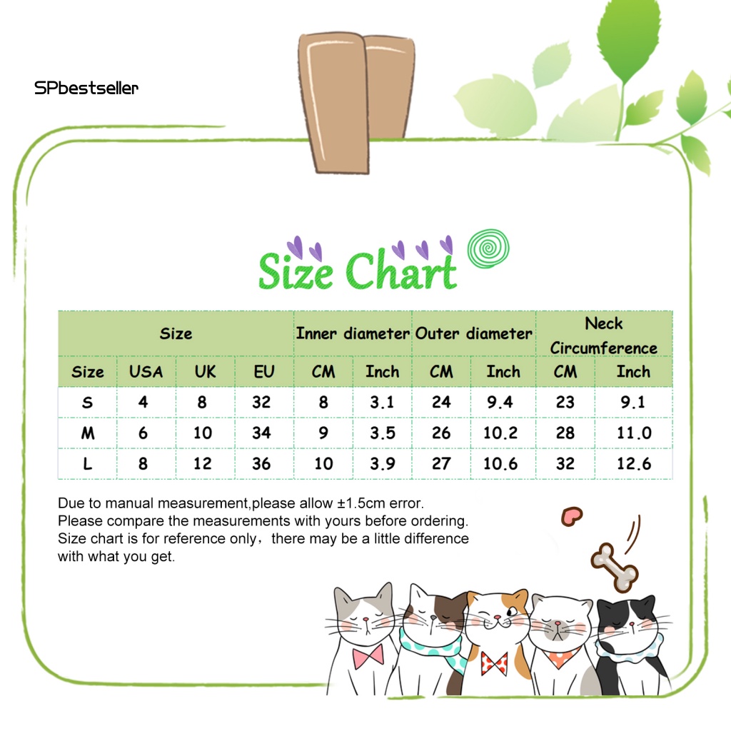 Vòng Cổ Tròn Gắn Vết Thương An Toàn Cho Mèo Cưng